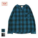 【送料無料】 BIG MIKE ビッグマイク Heavy Flannel Cardigan メンズ ブルーグレー×ブラック/ブラック×グレー M-XL 【フランネルカーディガン カーディガン ライトアウター チェック チェック柄 柄 羽織り おしゃれ ブランド アメカジ アウトドア アメカジブランド 青 黒】