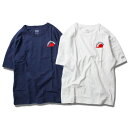 feel so easy/WEST SHORE ウエストショア POCKET TEE CAP メンズ/レディース ホワイト/ネイビー S-L