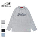 Indian インディアン Basic L/S tee logo メンズ/レディース グレー/ホワイト/ブラック/アシッドブルー M-XL