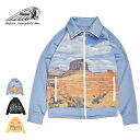 Indian インディアン Track jaket メンズ/レディース ブルー/ブラック/ベージュ M-L【インディアンモトサイクル インディアンモーターサイクル トラックジャケット ジャージ 上 おしゃれ ブランド ネイティブアメリカン アメカジ 青 黒 黄色】(4)
