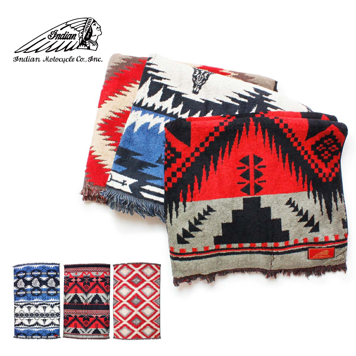 【送料無料】 Indian インディアン ネイティブ ブランケットタオル メンズ/レディース インディアン/ネイティブアメリカン/ナバホ OS 【インディアンモ...