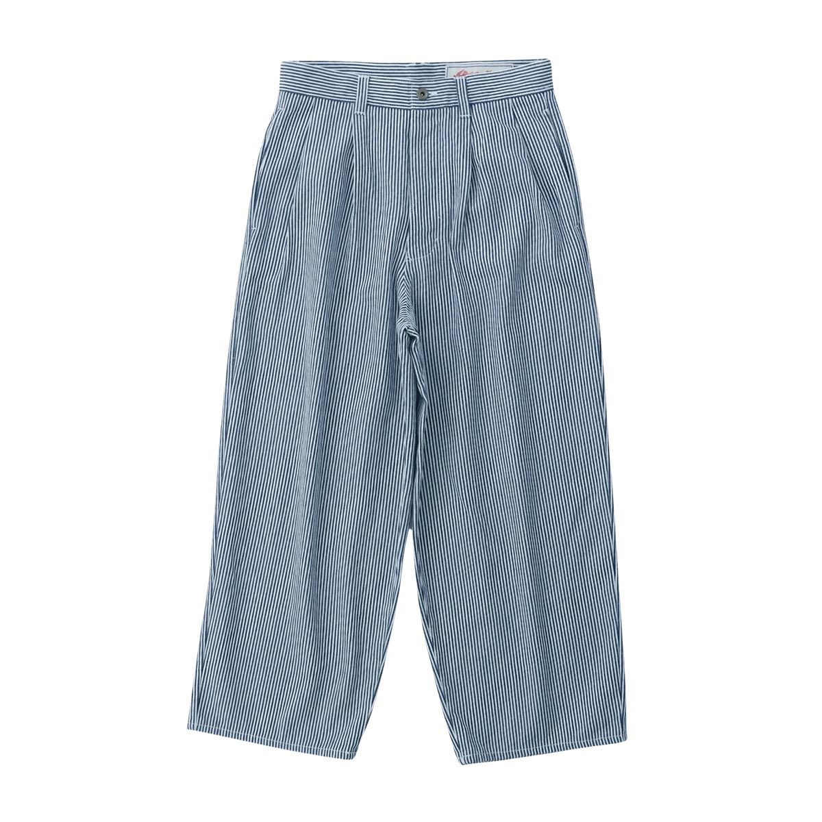 Le Pigeon Voyageur ル ピジョン ヴォワイヤジュール WIDE WORK PANTS メンズ インクブルー/オフホワイト×ネイビー/インディゴ/カーキ/エクリュ/ブラック S-L【ワークパンツ ワイドパンツ パンツ 太い 太め おしゃれ ブランド フレンチブランド 青 緑 生成り 黒】 3