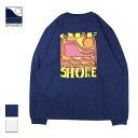 OFFSHORE オフショア DST SUNSET L/S TEE メンズ/レディース ネイビー/ホワイト S-XL OS23-2DS-001