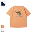 OFFSHORE オフショア OFFSHORE 1976 TEE メンズ/レディース オレンジ/ホワイト S-XL OS24-2CS-010