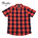 PRIMITIVE プリミティブ LIGHT WEIGT BUFFALO S/S SHIRT メンズ レッド S-L PA117600 OOO