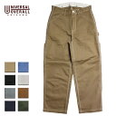 UNIVERSAL OVERALL ユニバーサルオーバーオール WIDE PAINTER PANTS メンズ ベージュ/ブラック/グレー/ネイビー/ブルー/アイ...