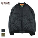 UNIVERSAL OVERALL ユニバーサルオーバーオール QUILT TEAM JACKET メンズ/レディース ブラック/オリーブ M-L U2233452【キルティングジャケット キルティング ジャケット アウター 防寒 暖か…