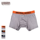 UNIVERSAL OVERALL ユニバーサルオーバーオール KNIT BOXER TRUNKS メンズ オレンジ×ブラック/ブラック×オレンジ/ブラック×ホ...