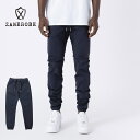 ZANEROBE ゼインローブ Sureshot Mid Lite Jogger メンズ ダークブルー 29-34【ジョガーパンツ パンツ スキニー スリムフィット イージーパンツ オーガニックコットン ガーメントダイ 細身 無地 シンプル おしゃれ ブランド ネイビー 紺】