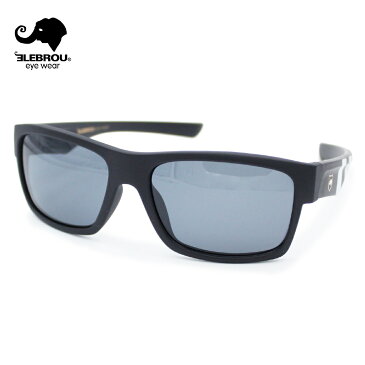 ELEBROU eyewear エレブロ RS Smoke メンズ/レディース ブラックXスモーク OS【アールエス サングラス アイウェア トイサングラス マット ストライプ 偏光 スクエア ミラーレンズ UVカット アジアンフィット サーフ アウトドア ブランド 黒】