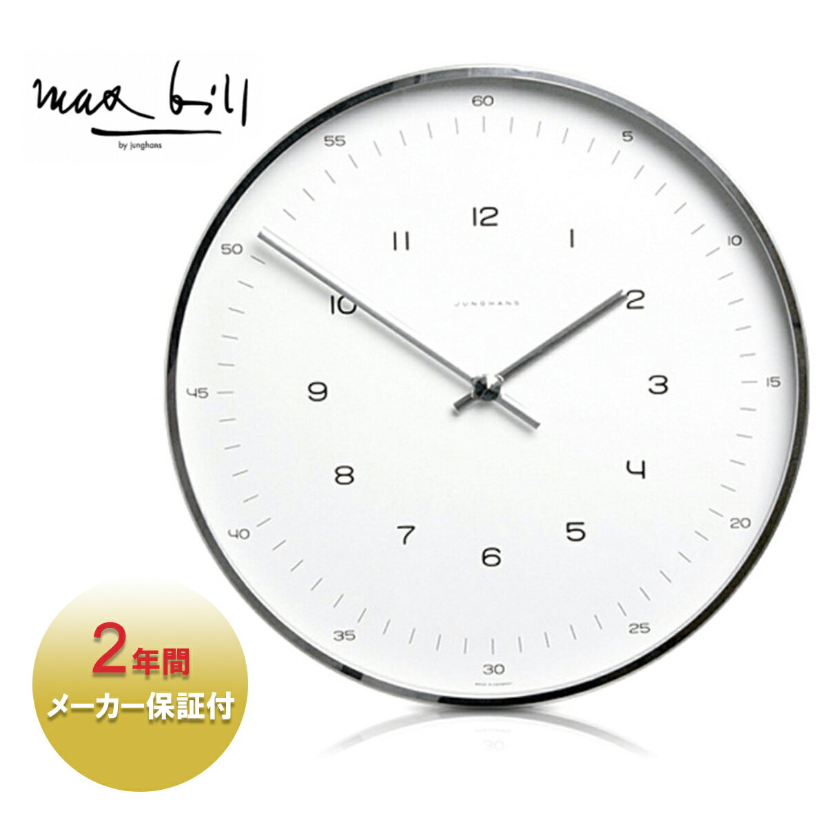 Max Bill ޥåӥ Wall Clock /ǥ ۥ磻 OS MBL030002ڳݤ  ̲  ɥ ݷ ʥ ӥ ץ 奢  ƥꥢ ץ쥼 ե   ֥ 