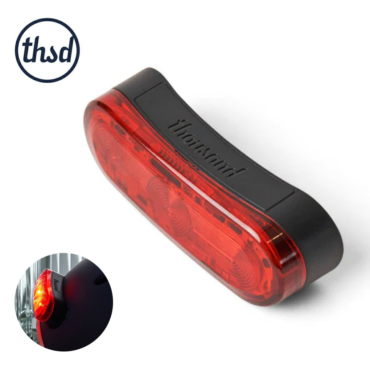 【送料無料】 Thousand サウザンド Thousand Magnetic H2.0 Helmet Light メンズ/レディース ブラック 【マグネティッ...