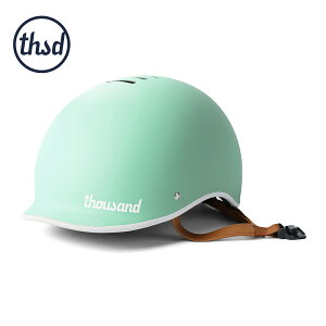 Thousand サウザンド Thousand Helmet メンズ/レディース ウィローブルックミント S-L【ヘルメット 自転車 自転車ヘルメット サイクリングヘルメット 大人用 大人 男女兼用 ユニセックス 半キャップ 通勤 通学 LA ロサンゼルス おしゃれ ブランド ミント 緑】