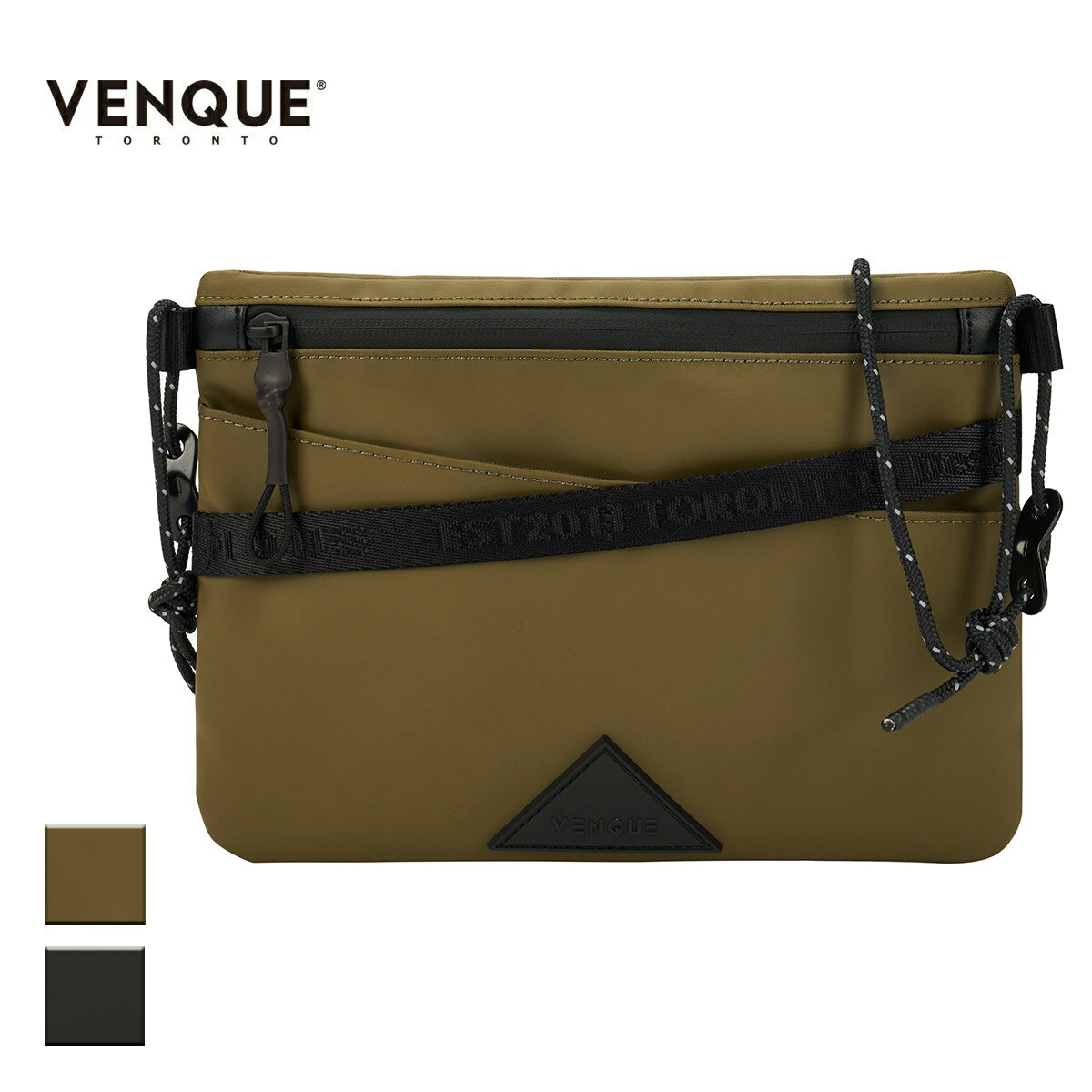 VENQUE ヴェンク GEO Crossbody メンズ/レディース グリーン/ブラック