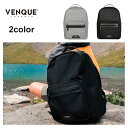 VENQUE ヴェンク METRO CLASSIC メンズ/レディース グレー/ブラック 14.5L OS【ベンク ビジネスバッグ バックパック リュックサック リュック デイパック バッグ ビジネス 仕事 旅行 本革 天然皮革 レザー ナイロン 撥水 防水 PC収納 タブレット収納 カナダ 黒】