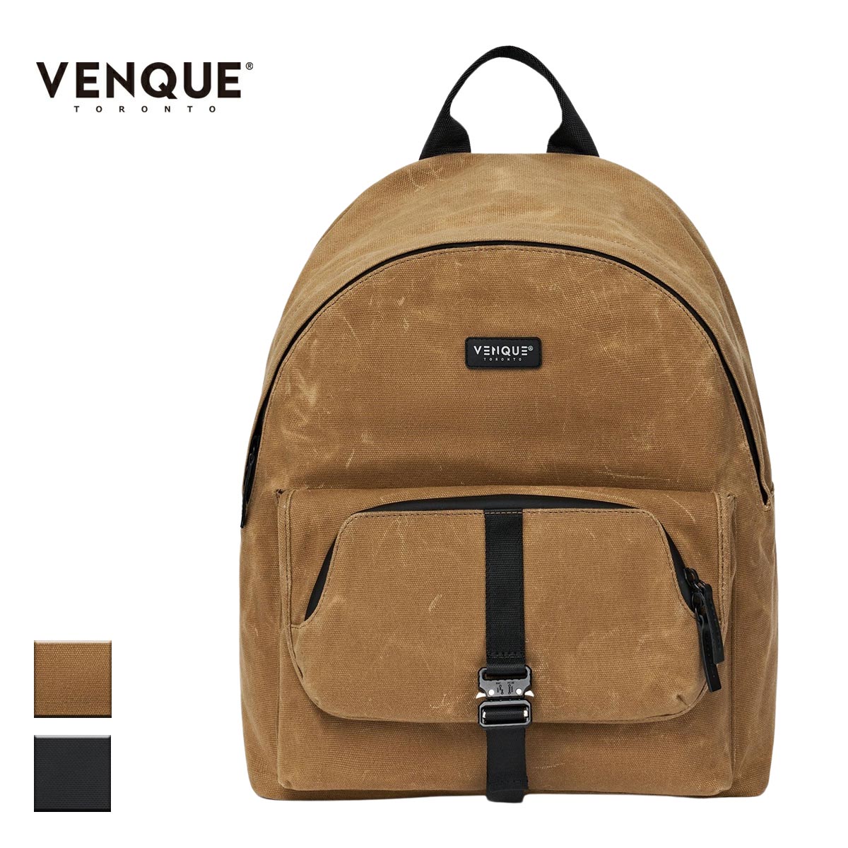 VENQUE ヴェンク PARKER BACKPACK メンズ/レディース ブラウン/ブラック 21L