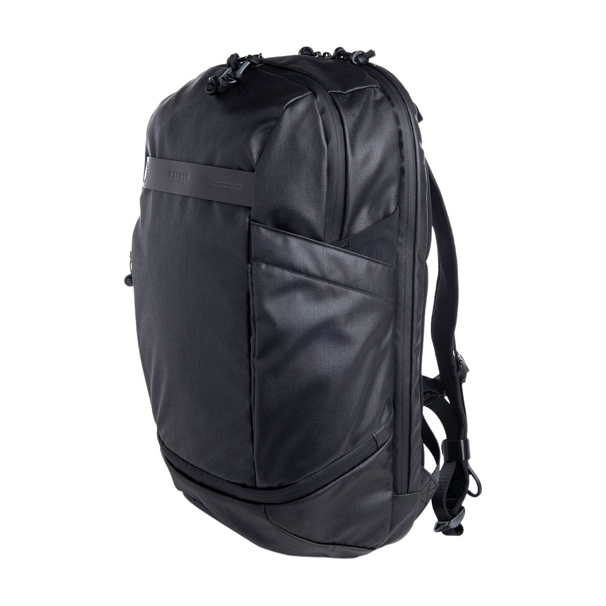 VENQUE ヴェンク RANGER メンズ/レディース ブラック 25L OS【ベンク ビジネスバッグ バックパック カメラバッグ リュックサック リュック デイパック バッグ ビジネス 仕事 旅行 カメラ 本革 天然皮革 レザー 撥水 防水 PC収納 タブレット収納 黒】