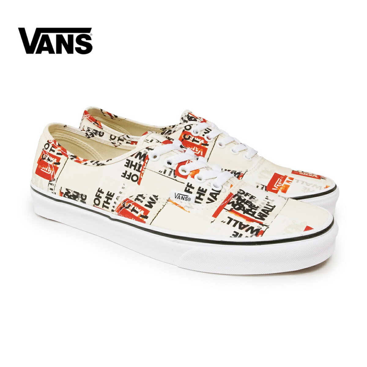 VANS バンズ AUTHENTIC メンズ/レディース パッキングテープ/トゥルーホワイト 22.5-28.5cm【オーセンティック ロゴ オフザウォール OFF THE WALL ブランドロゴ 靴 スニーカー シューズ ローカット おしゃれ ブランド OOO】 1