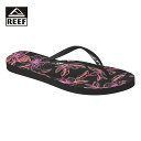 REEF リーフ REEF SEASIDE PRINTS レディース コーラルハイビスカス 5-8インチ CI6670