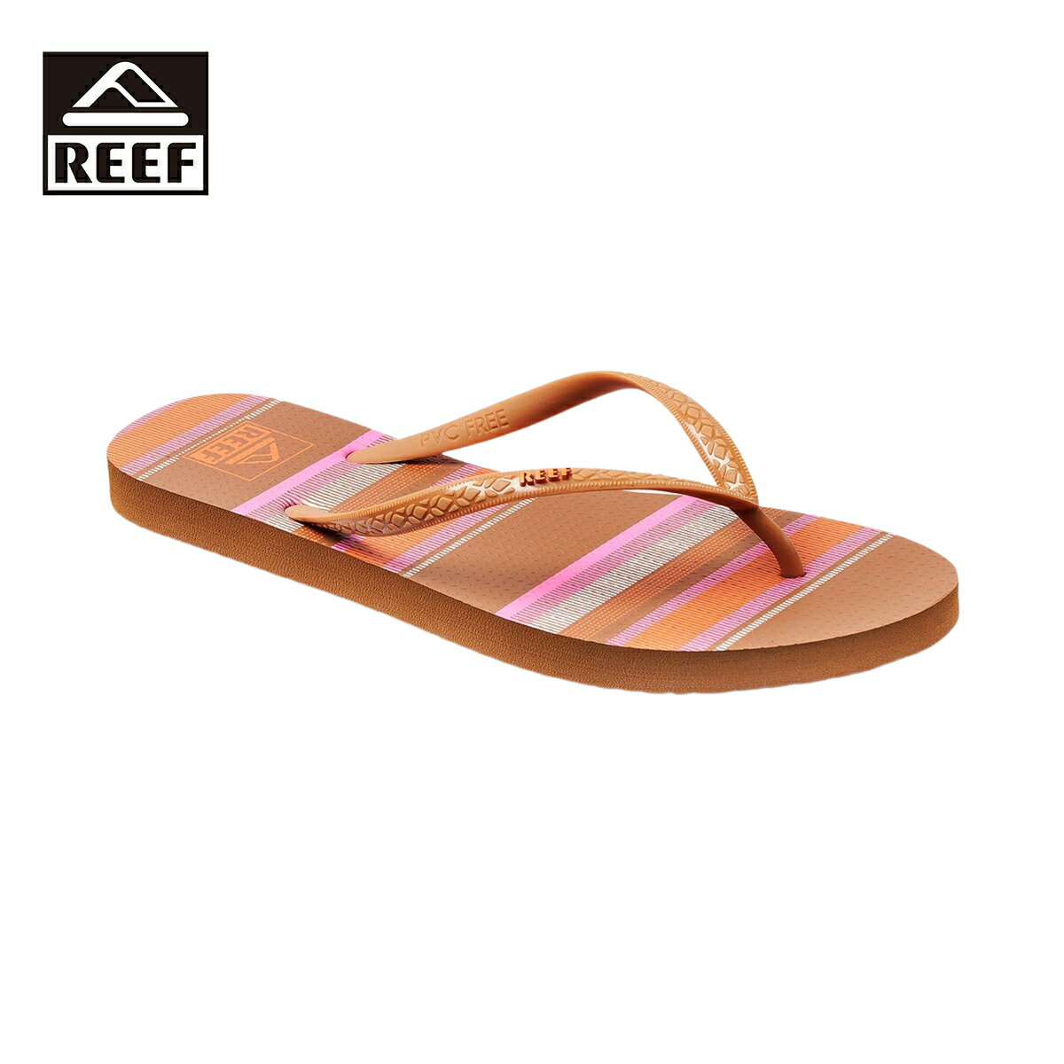 REEF リーフ REEF SEASIDE PRINTS レディース スムージーストライプ 5-8インチ CJ0250【サンダル ビー..