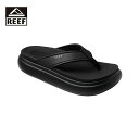REEF リーフ CUSHION BONDI レディース ブラック 5-9インチ CJ2222【サンダル ビーチサンダル ビーサン カジュアル シンプル 軽量 ...