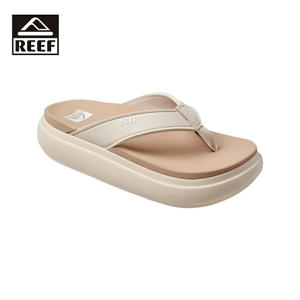 REEF リーフ CUSHION BONDI レディース ヴィンテージ/オアシス 5-9インチ CJ2688【サンダル ビーチサンダル ビーサン カジュアル シンプル 軽量 防水 おしゃれ ブランド アウトドア サーフ サーフブランド ベージュ】