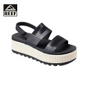 REEF リーフ WATER VISTA HIGHER レディース ブラックヴィンテージ 5-9インチ CJ3575【サンダル ビーチサンダル ビーサン ストラップサンダル 軽量 防水 カジュアル シンプル 無地 ストラップ おしゃれ ブランド プール 海 アウトドア サーフ サーフブランド 黒】