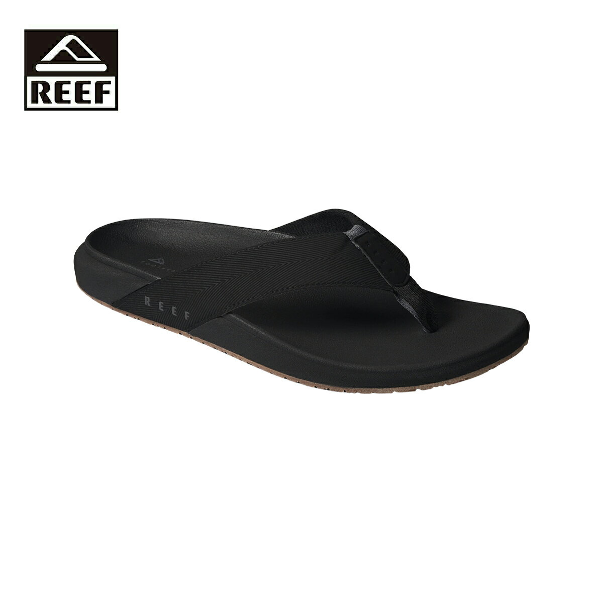 REEF リーフ THE RAGLAN メンズ ブラック×ガム 8-11インチ CJ3889【サンダル ビーチサンダル ビーサン 靴 防水 カジュアル ブランド おしゃれ アウトドア サーフ サーフブランド 黒】