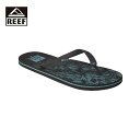 REEF リーフ REEF SEASIDE PRINTS メンズ ブラック×パーム 8-11インチ CJ3994【サンダル ビーチサンダル ビーサン 靴 ヤシの...