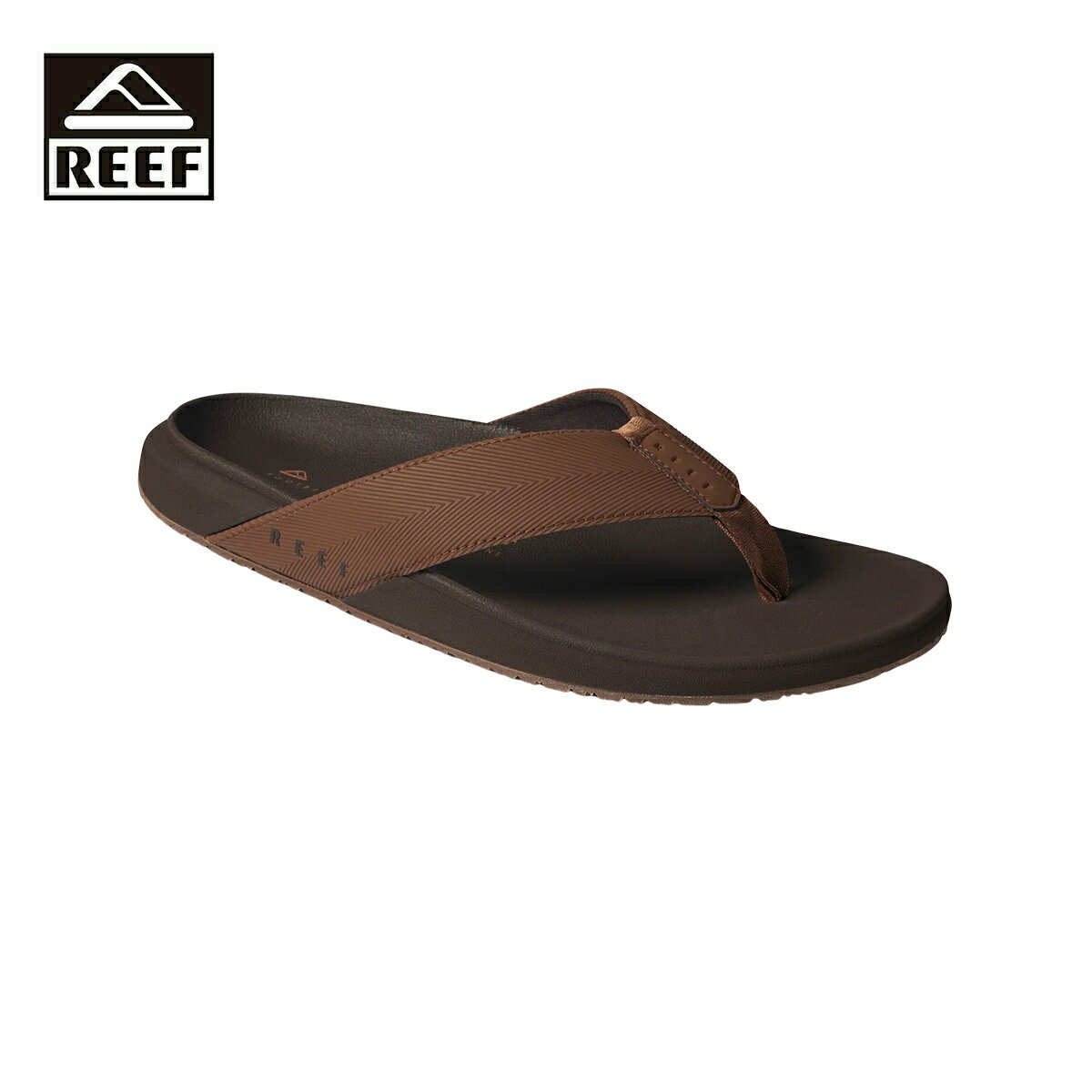 REEF リーフ THE RAGLAN メンズ ジャバ×ガム 8-11インチ CJ4019【サンダル ビーチサンダル ビーサン 靴 防水 カジュアル ブランド おしゃれ アウトドア サーフ サーフブランド ブラウン 茶色】