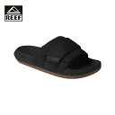 REEF リーフ THE SOJOURN メンズ ブラック×ガム 8-11インチ CJ4028【サンダル スライドサンダル シャワーサンダル 靴 防水 カジュアル おしゃれ ブランド アウトドア サーフ サーフブランド 黒】