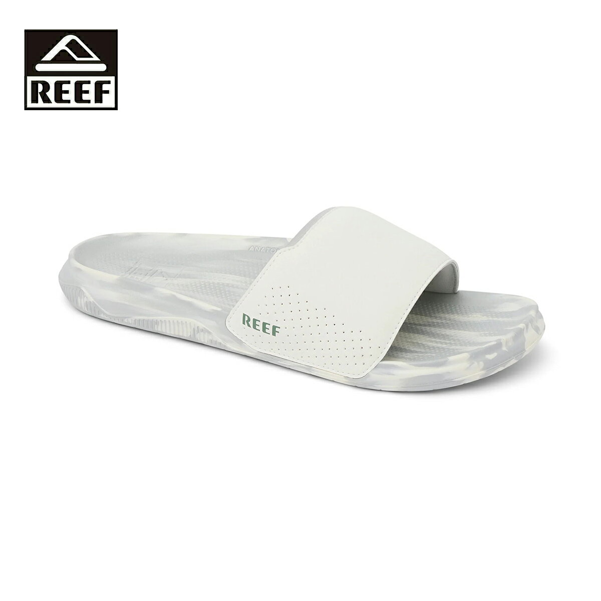 REEF リーフ TAILSLIDE メンズ ホワイトグレー 26-29cm CJ8559 【サンダル スライドサンダル シャワーサンダル 靴 おしゃれ ブランド ..