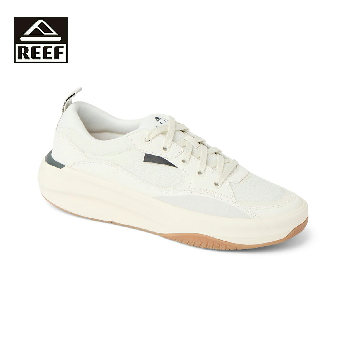 Rakuten - REEF リーフ FANNING メンズ ホワイト 26-28cm CJ8978 【ローカットスニーカー スニーカー 靴 ローカット シューズ クッション性 快適 おしゃれ ブランド カジュアル スポーツ 運動 ランニング サーフ サーフブランド 白 ガムソール】