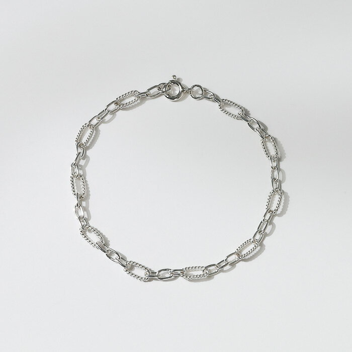 10％OFF(12月11日01:59まで) シルバー925ブレスレット シルバーブレスレット シルバー ブレスレット 腕輪 レディース アクセサリー ミックスチェーンブレスレット【全長18cm】