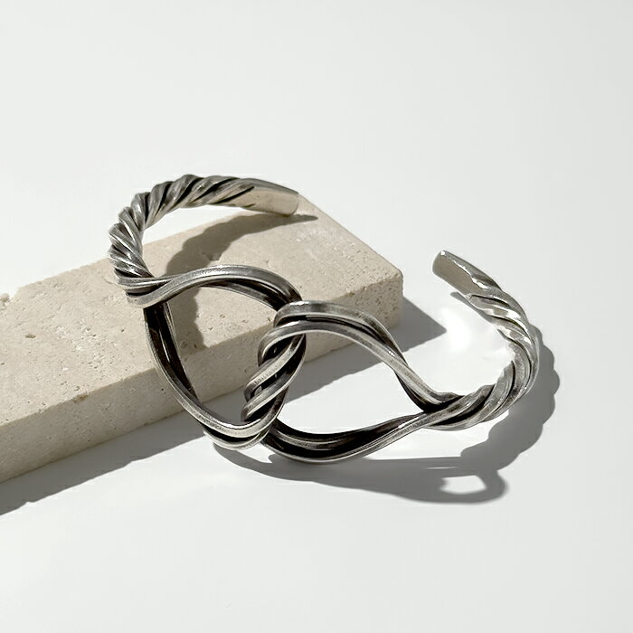 Karen Silver(カレンシルバー) シルバー950 シルバーバングル シルバー950 シルバーブレスレット シルバー バングル ブレスレット 腕輪 ラビ...