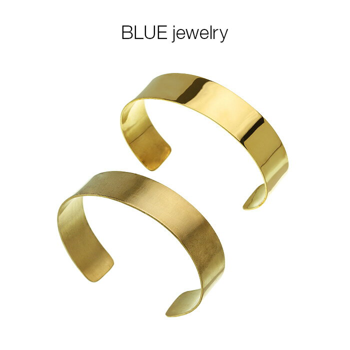 30%OFF(12月11日01:59まで) 【在庫限り】ブラス 真鍮 バングル ブレスレット レディース アクセサリー 平打ち (15mm幅) マット 艶消し ...