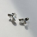 8月1日限定全品P10倍【ワンダフルデーエントリー】で+3倍 シルバー925ピアス シルバーピアス シルバー ピアス レディース アクセサリー フォールドリボン...