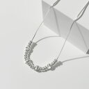 クーポン配布(7月26日1:59まで) シルバー925ネックレス シルバーネックレス シルバー ネックレスチェーン チェーンネックレス レディース アクセサリー フリー ビーズ スネーク チェーン ロングネックレス