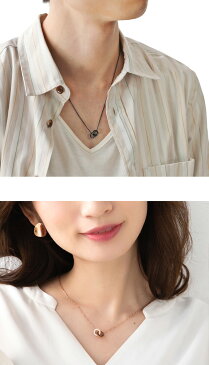 サージカルステンレス ペンダント ネックレス 【 ペア 販売 】 ジルコニア チェイン リング ペアペンダントチェーン付属 ステンレス 金属アレルギー 安心 レディース アクセサリー 女性 大人 彼女 誕生日 プレゼント 送料無料