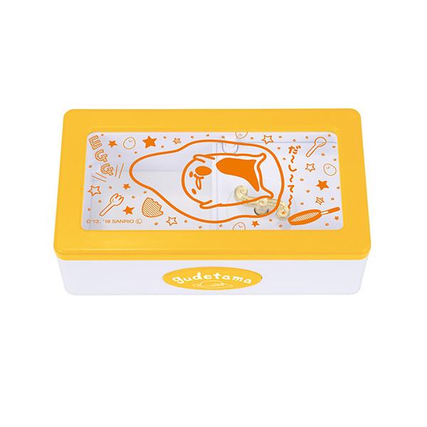 【送料無料】ぐでたま 窓付きオルゴールボックス P S 自然 ナチュラル誕生日プレゼント祝い メッセージ 雑貨 異動 お揃い