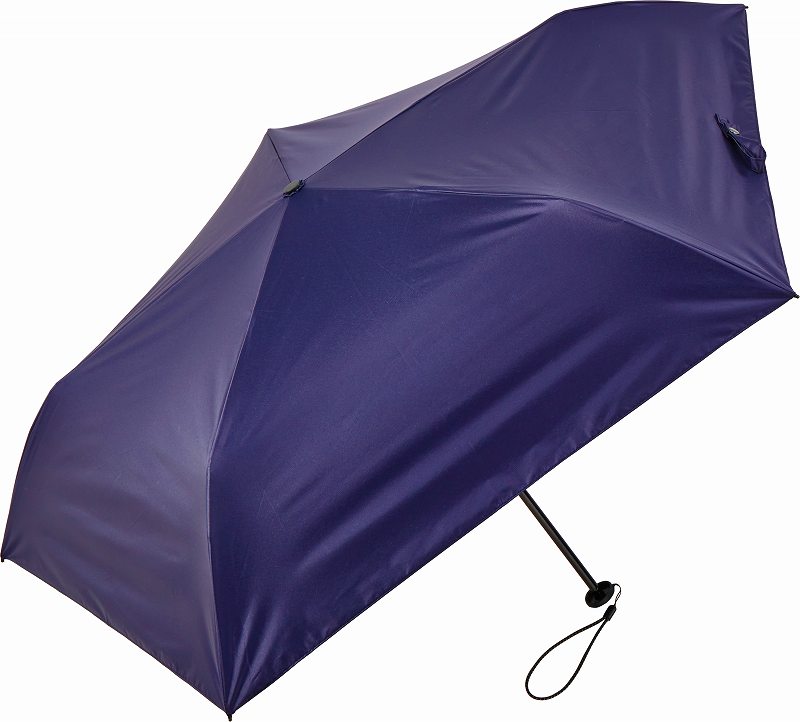 【送料無料】超軽量カーボン日傘 5本骨 クラシック ネイビー [MEX-05320PI-navy02]