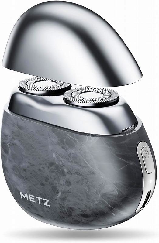 【送料無料】小型メンズシェーバー METZ（メッツ）ストングレー [PS52-ROCK]