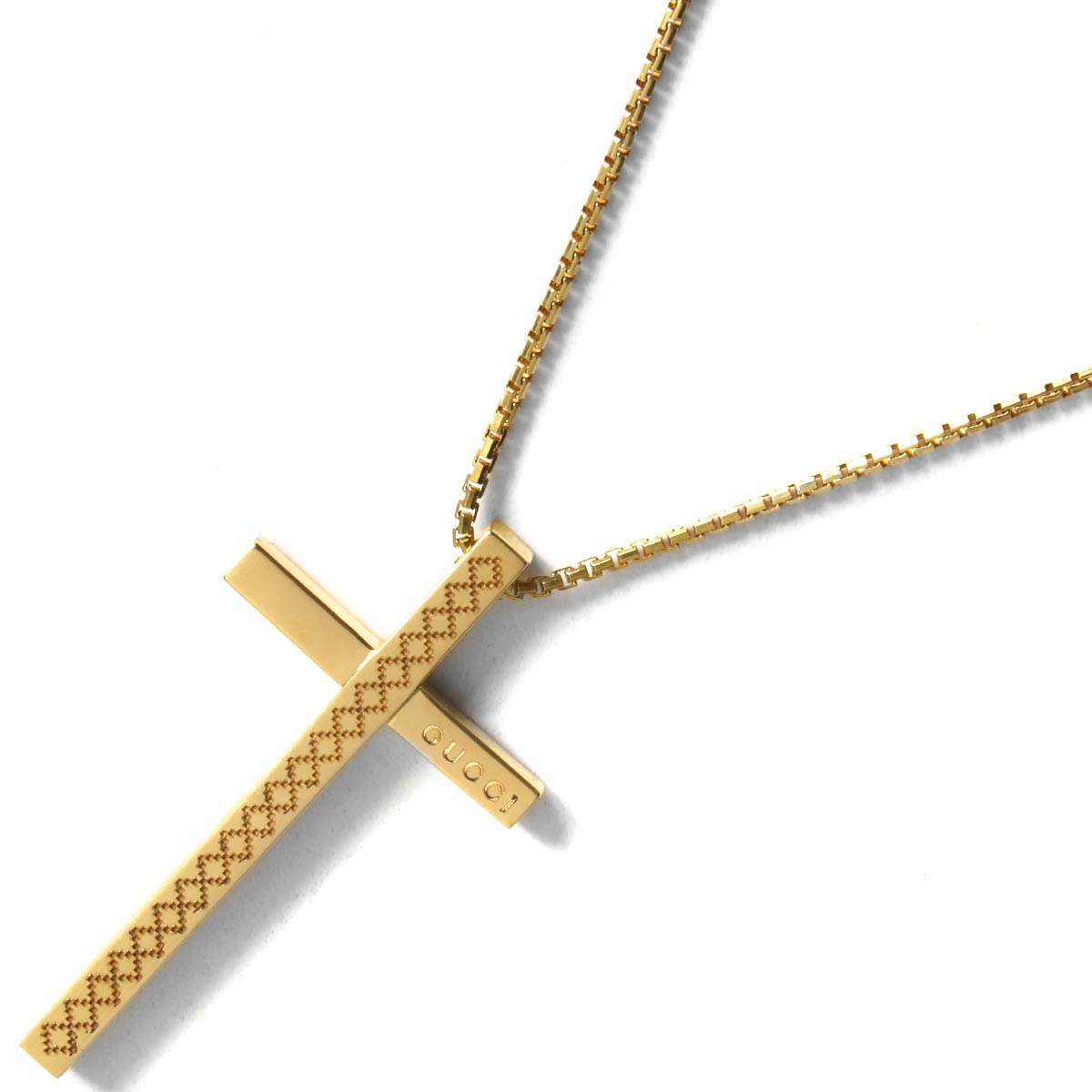グッチ ネックレス アクセサリー レディース ディアマンティッシマ クロス イエローゴールド 284164 J8500 8000 GUCCIのサムネイル