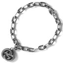 グッチ ブレスレット アクセサリー メンズ インターロッキングG アンティークシルバー 607158 J8400 0811 GUCCI