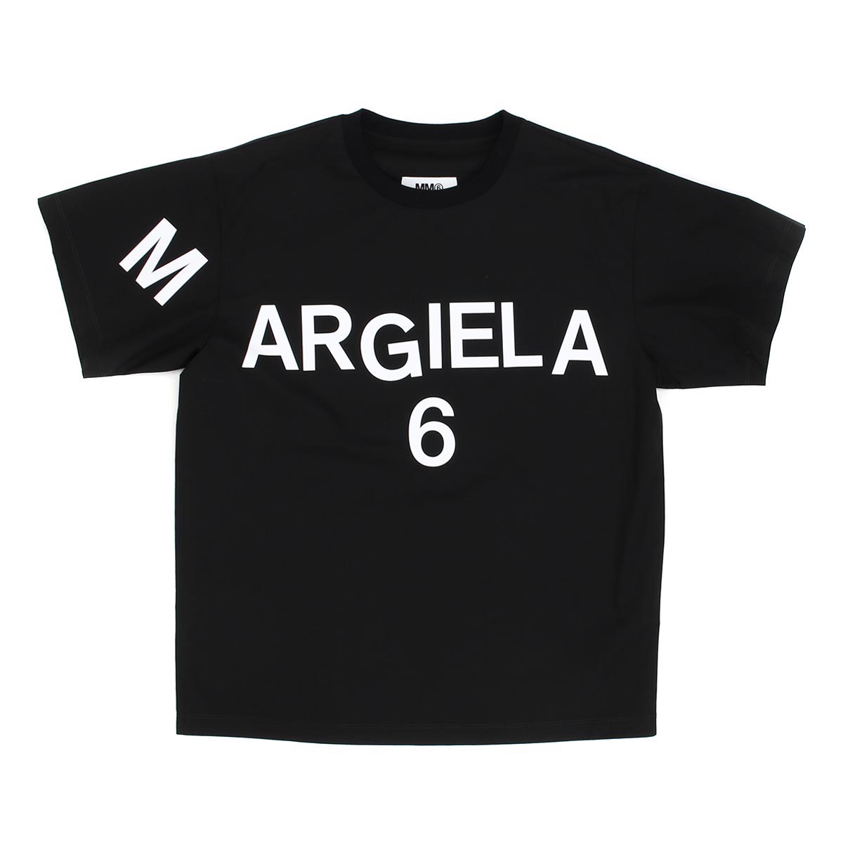 エムエム6メゾンマルジェラ Tシャツ 半袖 トップス メンズ レディース クルーネック ロゴT オーバーサイズ ブラック S52NC0280 S47294 900 MM6 MAISON MARGIELAのサムネイル