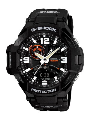 カシオ G-SHOCK スカイコックピット グラビティマスター クロノグラフ 腕時計 メンズ CASIO GA-1000-1AJF