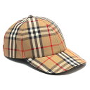 バーバリー キャップ/帽子 メンズ レディース アーカイブベージュ&ブラック MH VINTAGE CHK BSB CAP 130069 A7028 8068041 BURBERRY