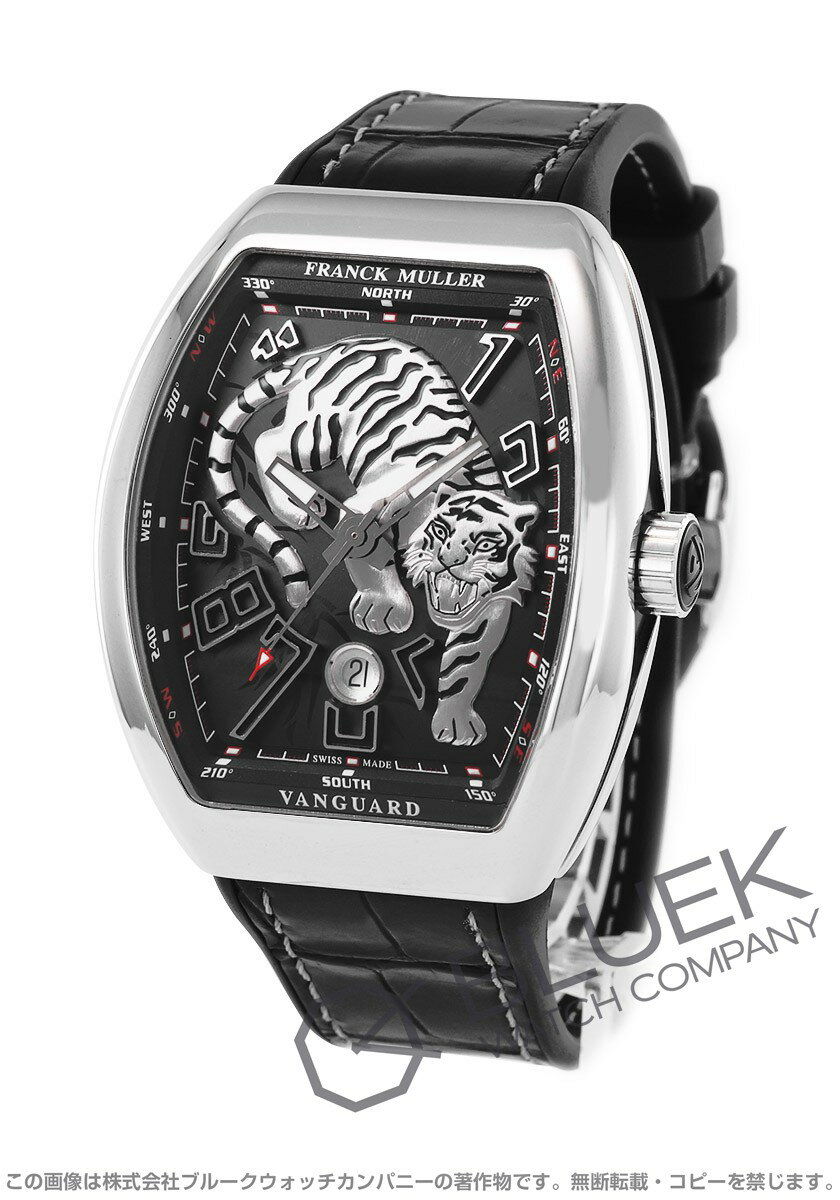 【新品】フランクミュラー ヴァンガード タイガー リミテッドエディション 世界限定188本 クロコレザー メンズ V45 SC DT AC NR LIMITED EDITION TIGERのサムネイル