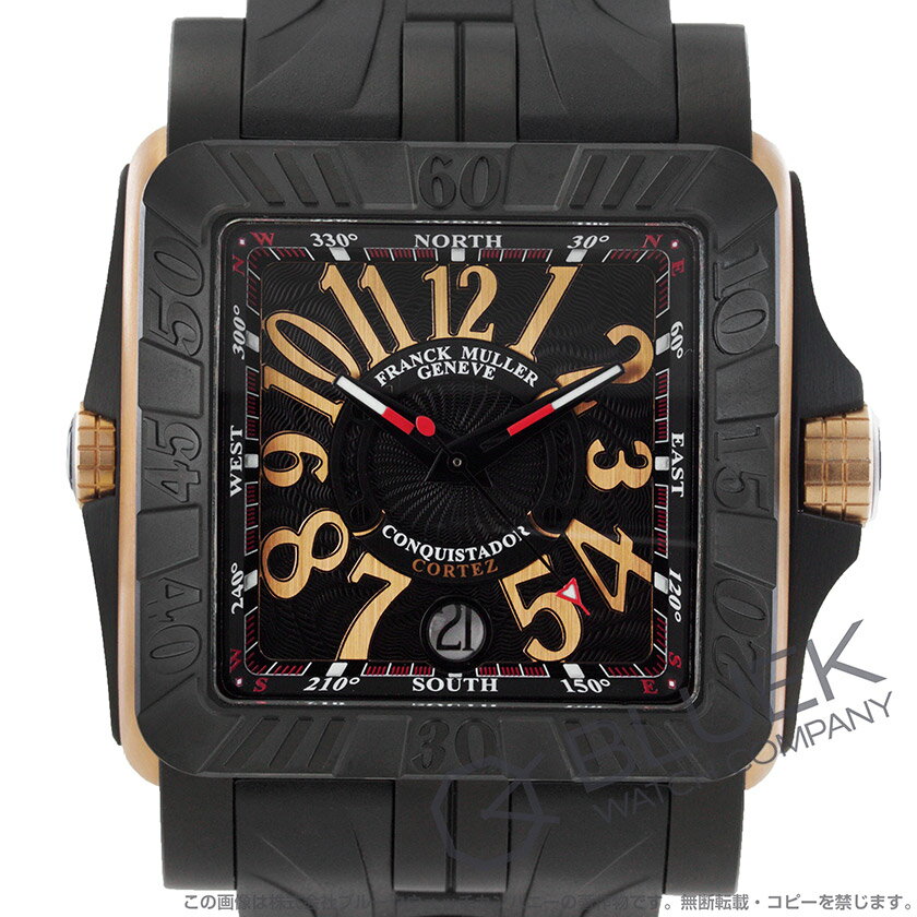 フランクミュラー コンキスタドール コルテス グランプリ 腕時計 メンズ FRANCK MULLER 10800 SC DT GPG TT NR 5N[FM10800SCTINRPGBKRUBK]