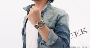 ガガミラノ シン クロノ46MM クロノグラフ リザードレザー 腕時計 メンズ GaGa MILANO 5098.03BW